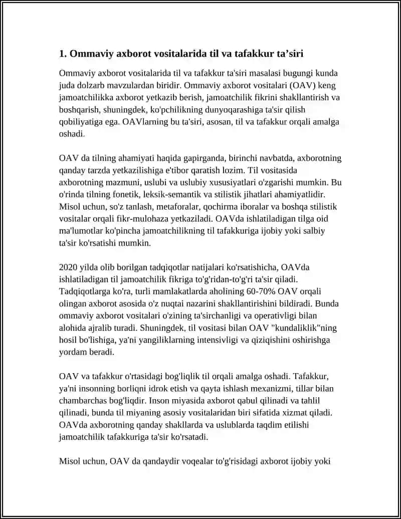 TOK KUCHI VA TOK ZICHLIGI 3