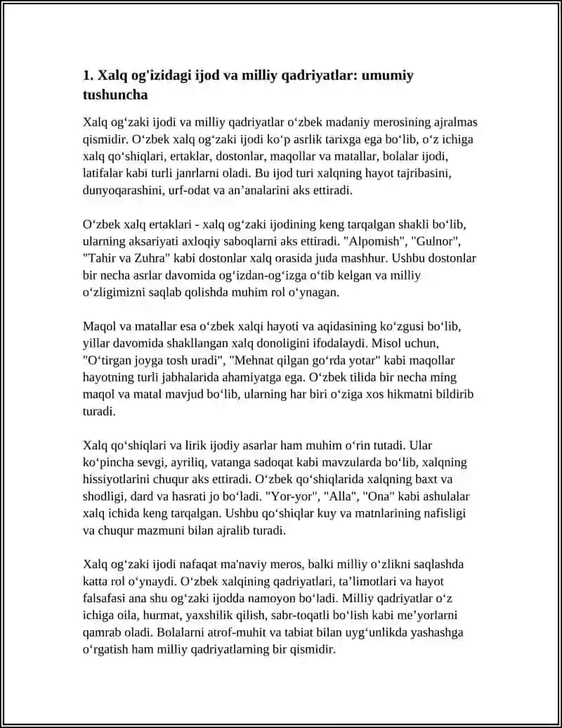 XALQ OG'IZDAGI IJOD VA MILLIY QADRIYATLAR 3