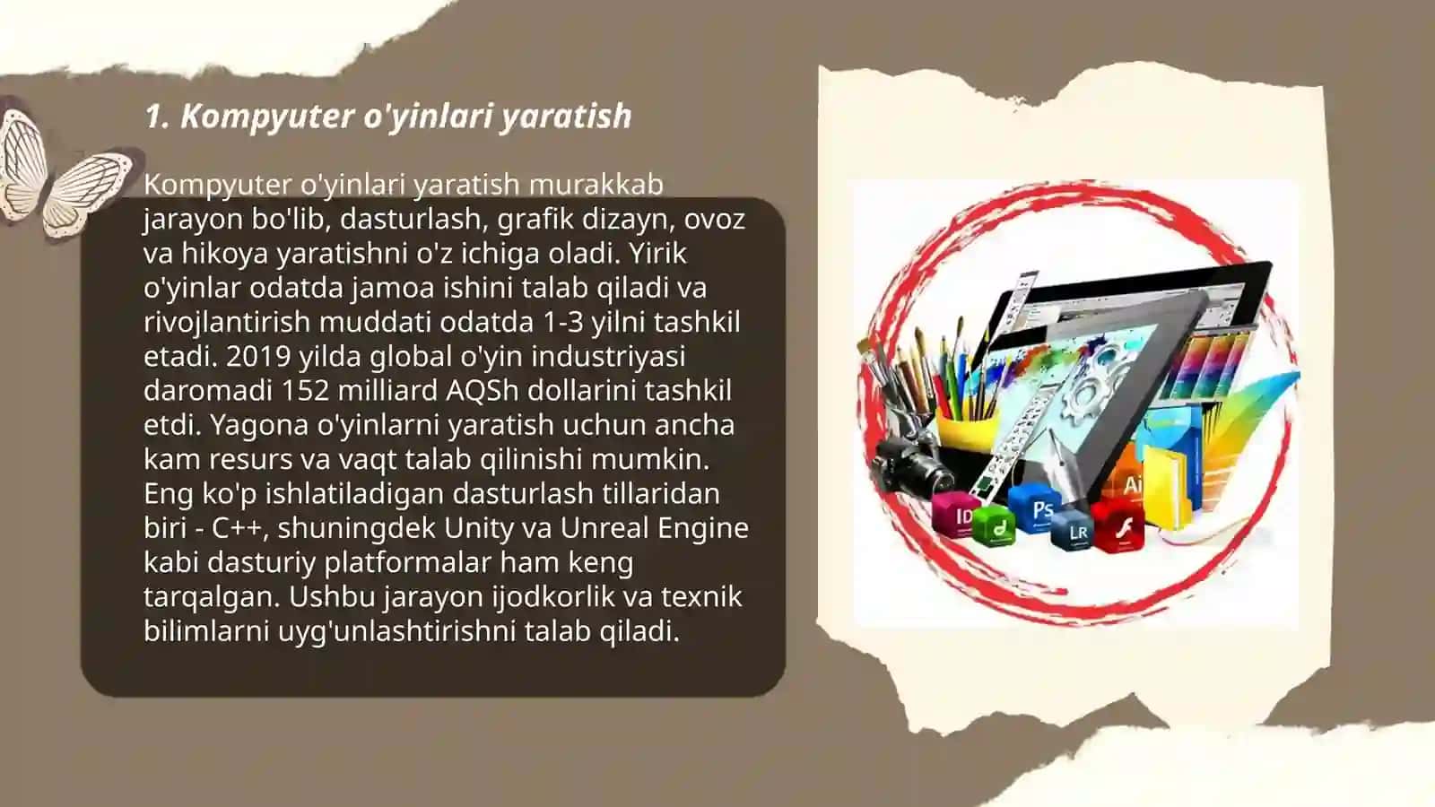 Kompyuter grafikasining qo'llanish sohalari 3
