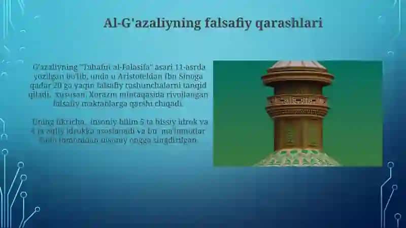 Al-G'azaliyning falsafiy qarashlari 3