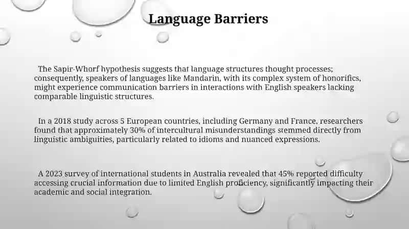 Barriers in intercultural communication 3