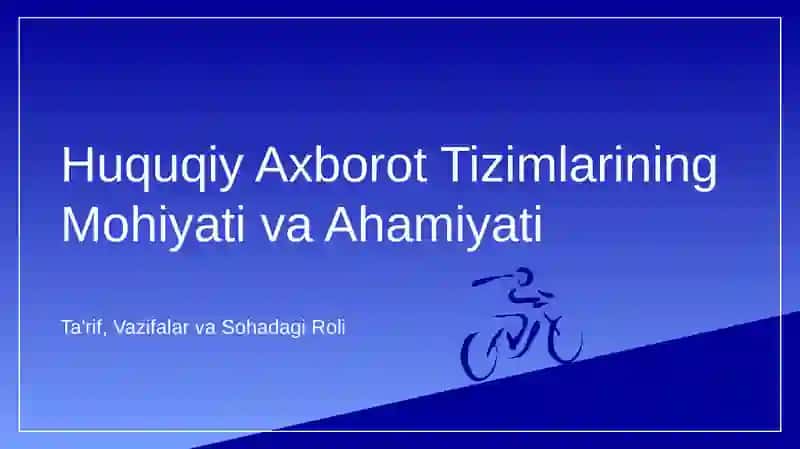 Huquqiy Axborot Tizimlari 3