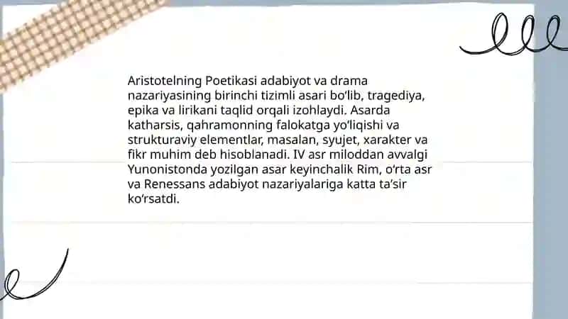 Aristotel poetikasi 3