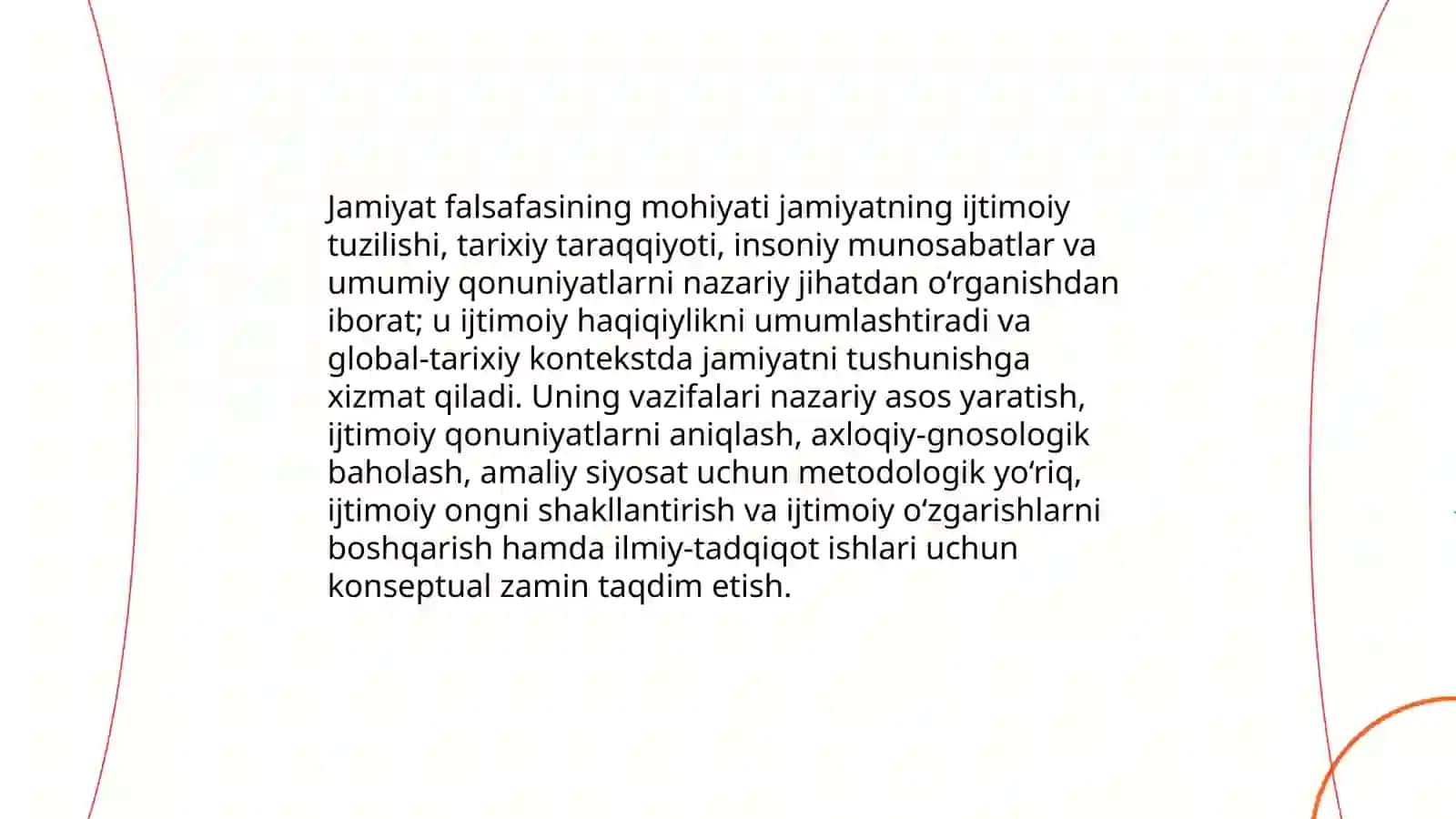 Jamiyat falsafasi 3