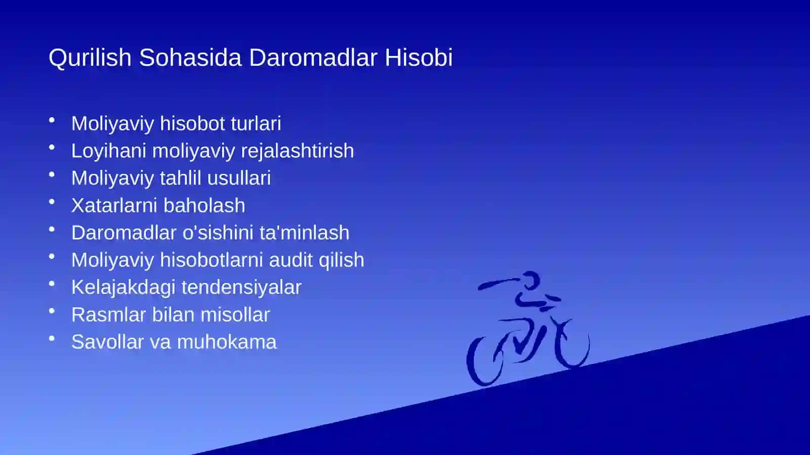 Tarmoqlar buxgalteriyasifanidantayyorlagan taqdimoti 3