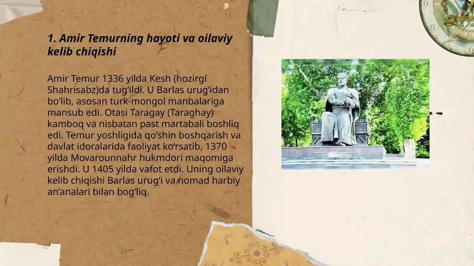 Amir Temur – buyuk davlat arbobi va sarkarda 3