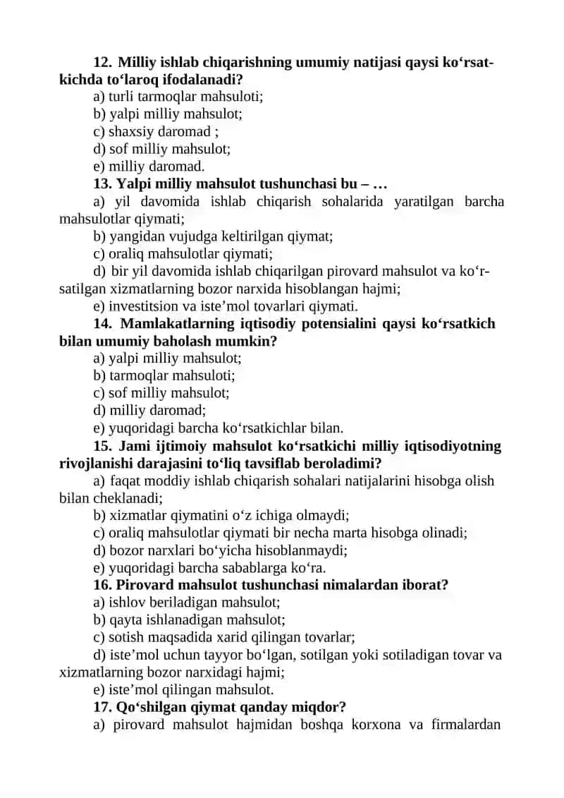 MILLIY IQTISODIYOT VA UNING MAKROIQTISODIY O‘LCHAMLARI 3