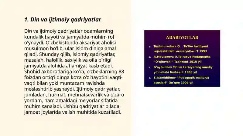 Jamiyatda dinning oʻrni va ahamiyati 3