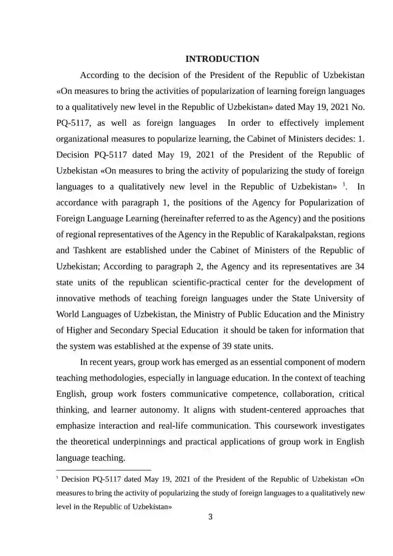 Importance of group work in teaching english 3