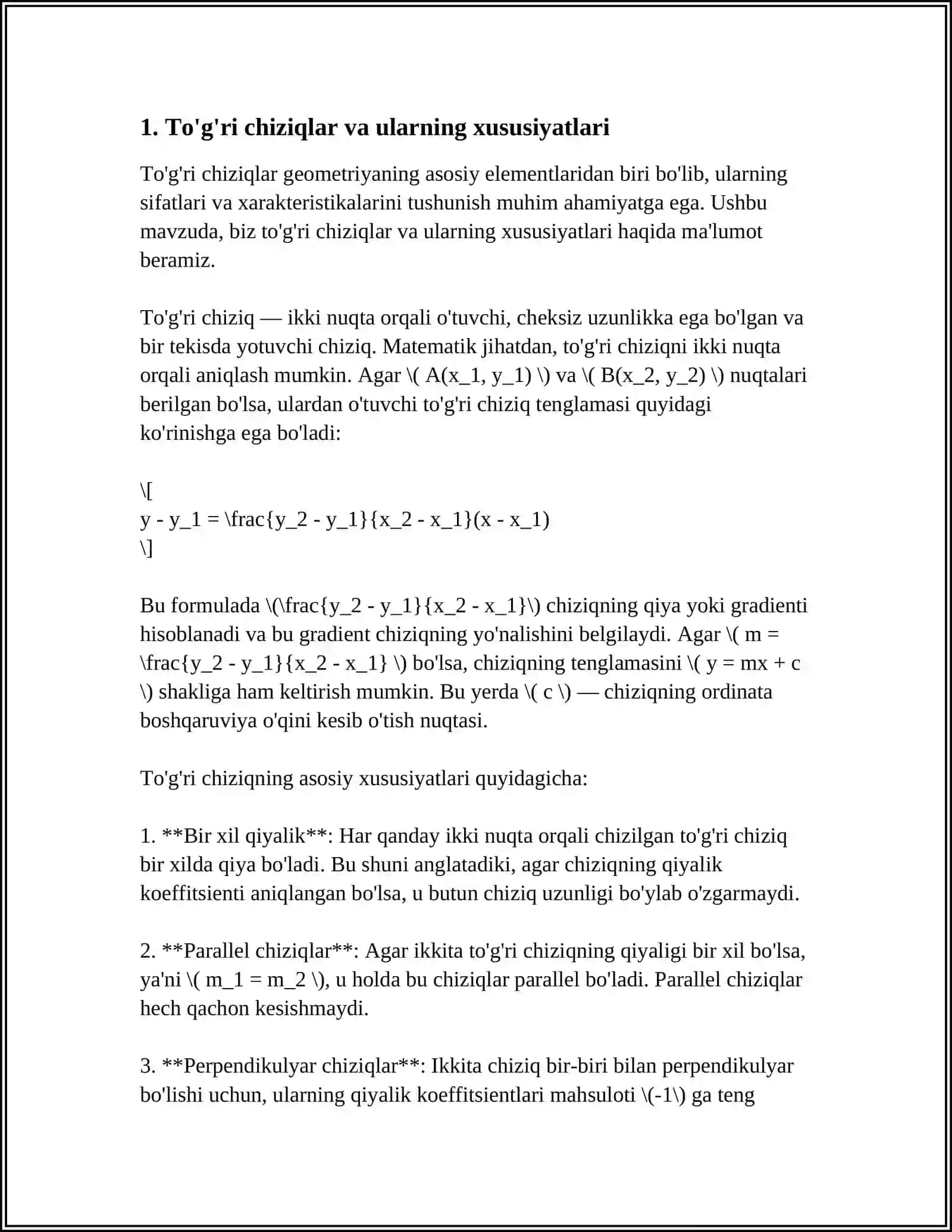 MATEMATIK FANLARNING OBYEKTLARI VA ULARNING MAVJUDLIK MUAMOLARI 3