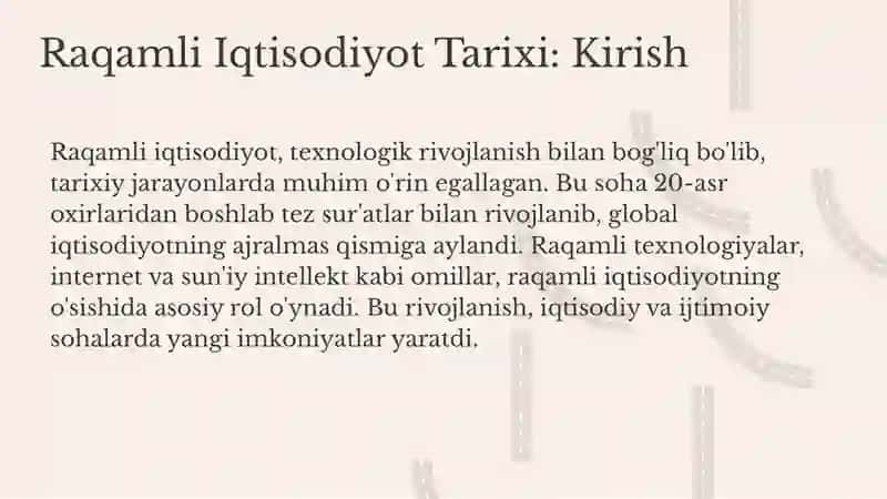 Raqamli iqtisodiyot tarixi 3
