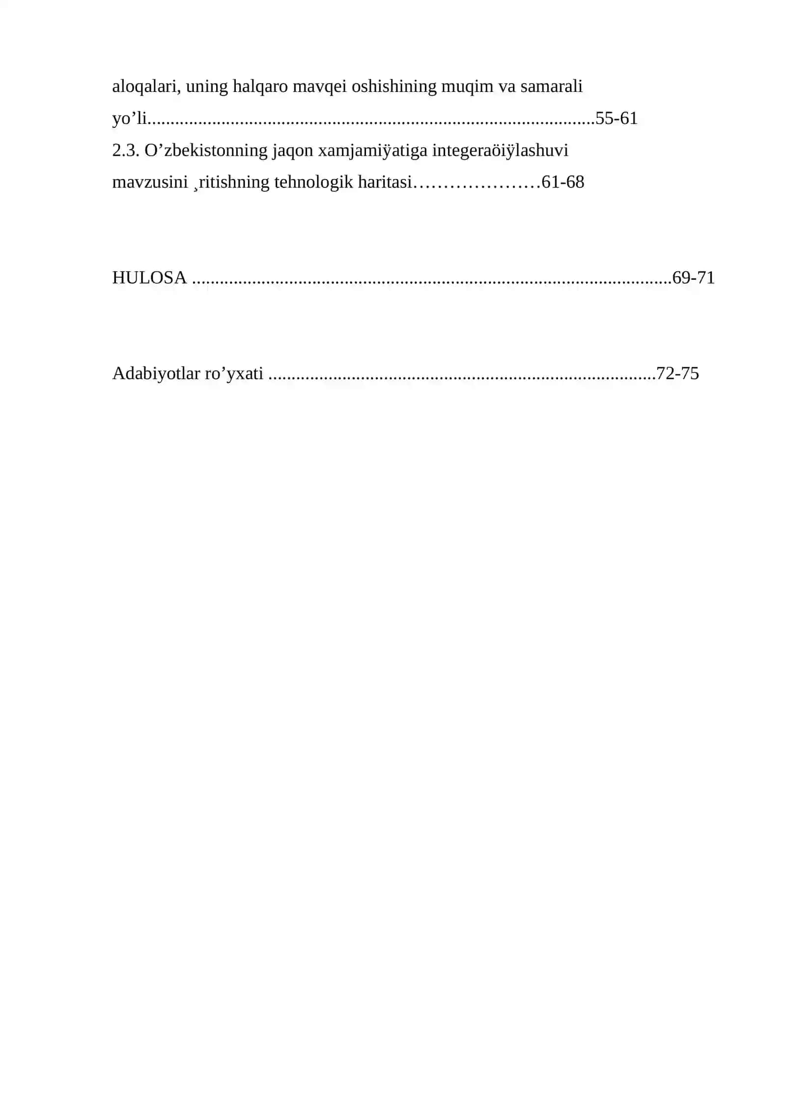 O’zbekistonning jahon hamjamiyatiga integrallashuvi 3