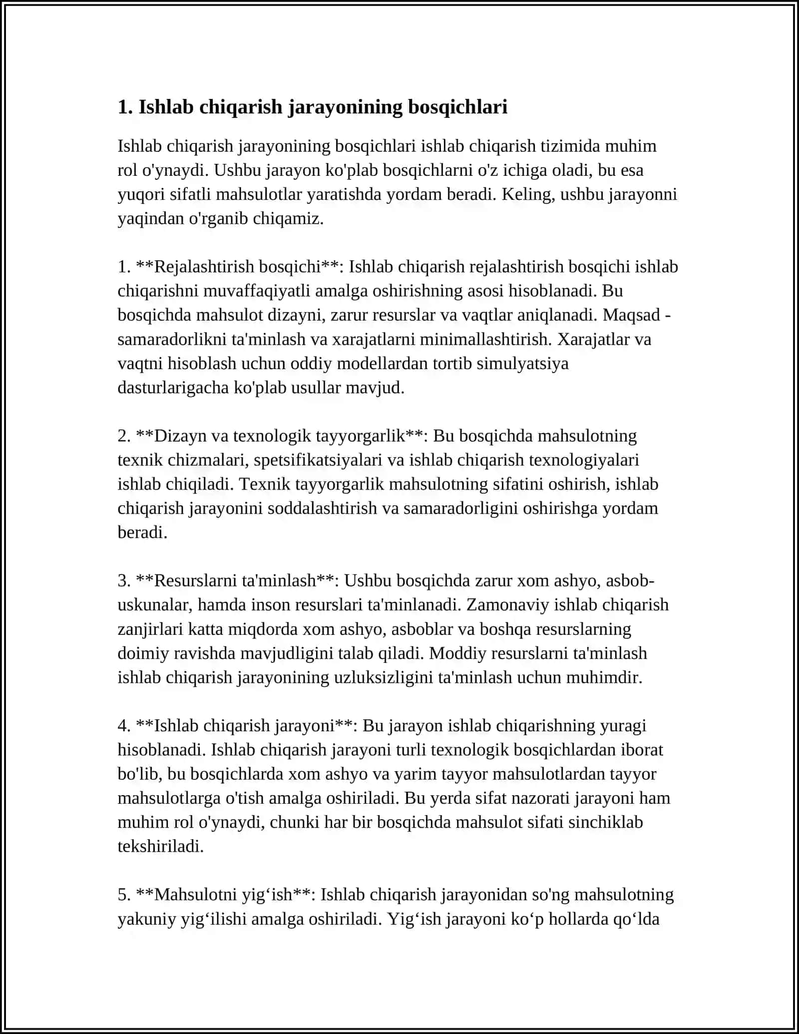 ISHLAB CHIQARISH JARAYONI VA UNING NATIJALARI 3