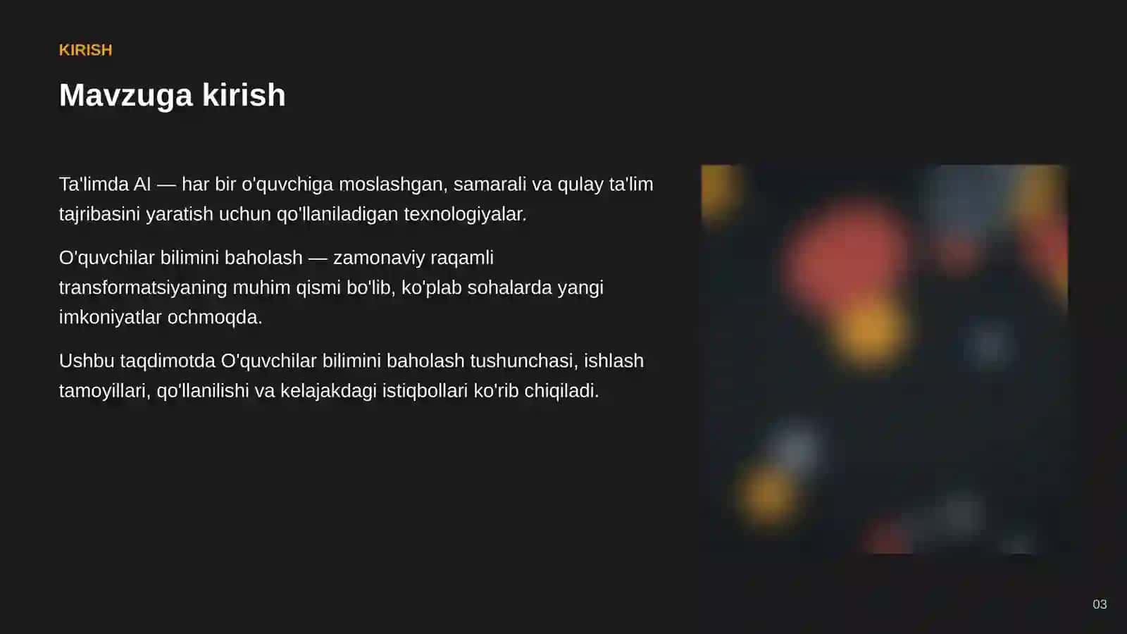 SUN'IY INTELLEKT • AI TA'LIMDA 3