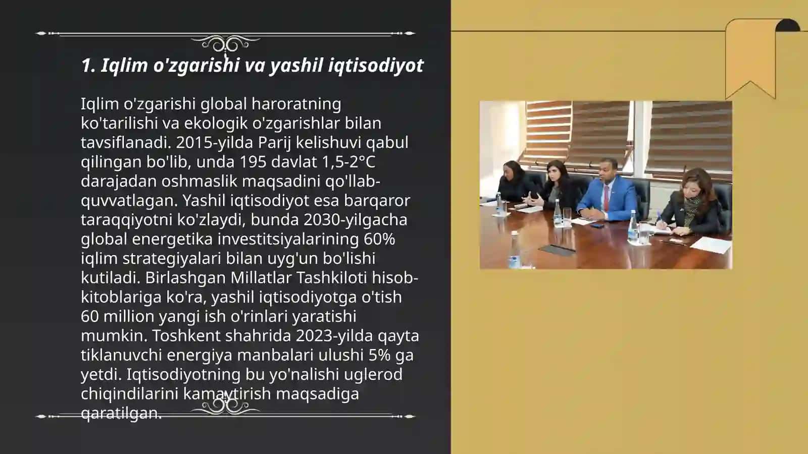 Iqlim o'zgarishi va yashil iqtisodiyot 3