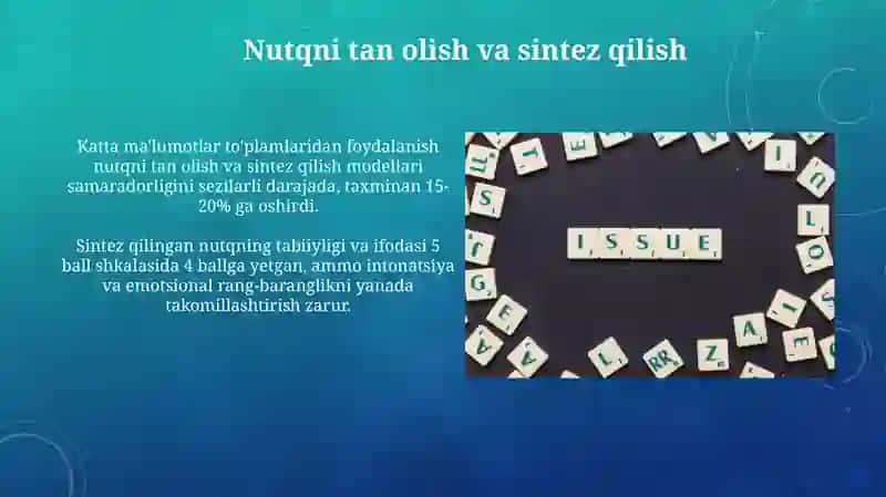 Kompyuter lingvistikasining yo'nalishlari 3