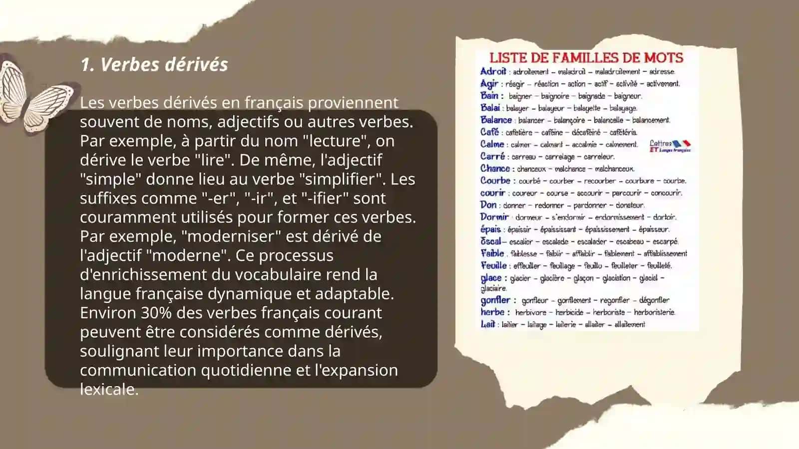Mots de la même famille 3