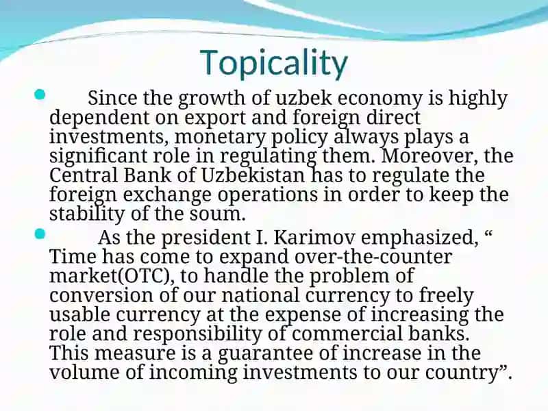 “Monetary policy in the United Kingdom and opportunities of its application” 3