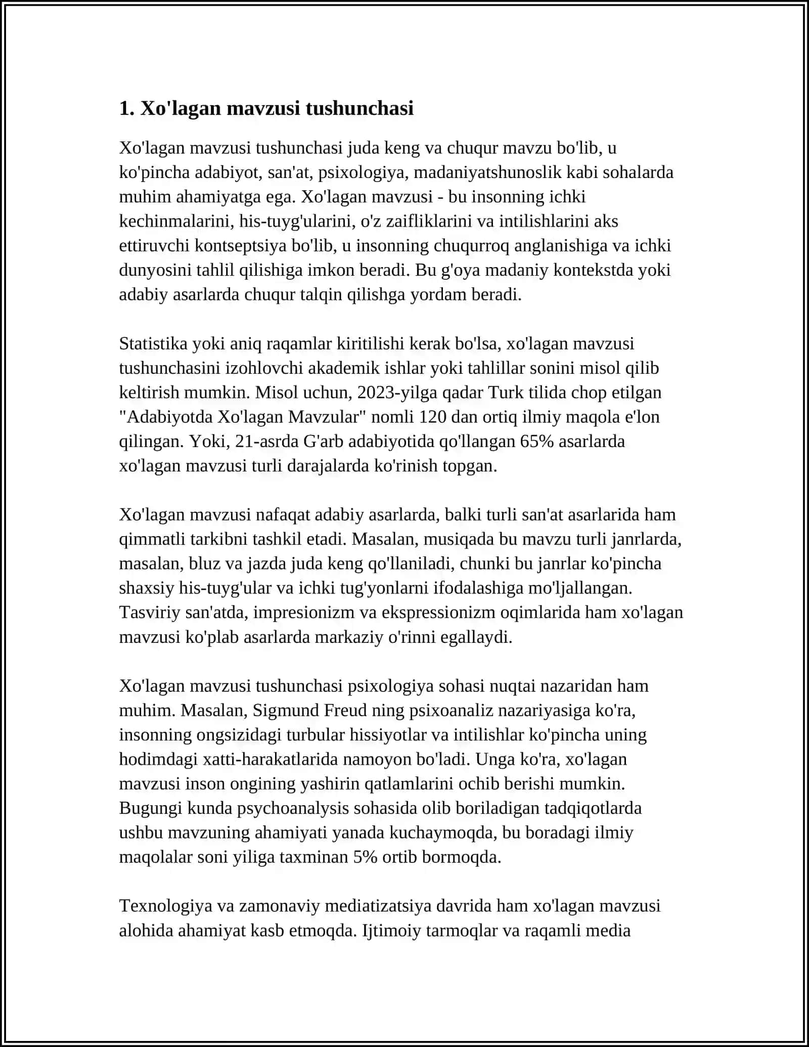Xohlagan mavzuga 3