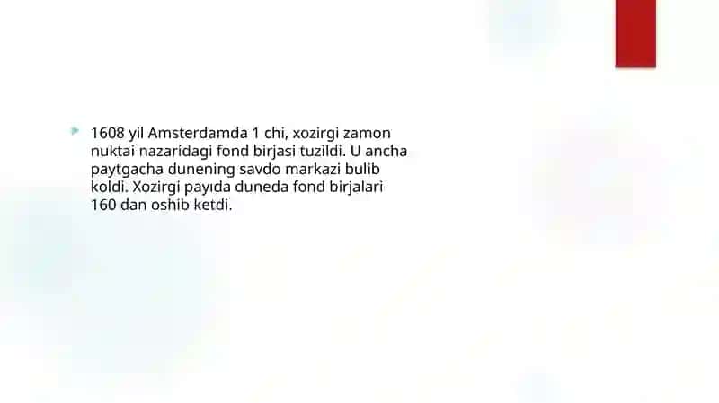Birja faoliyatini huquqiy tartibga solish 3
