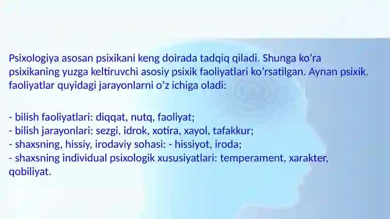 PSIXIK HOLATLAR DIAGNOSTIKASI 3