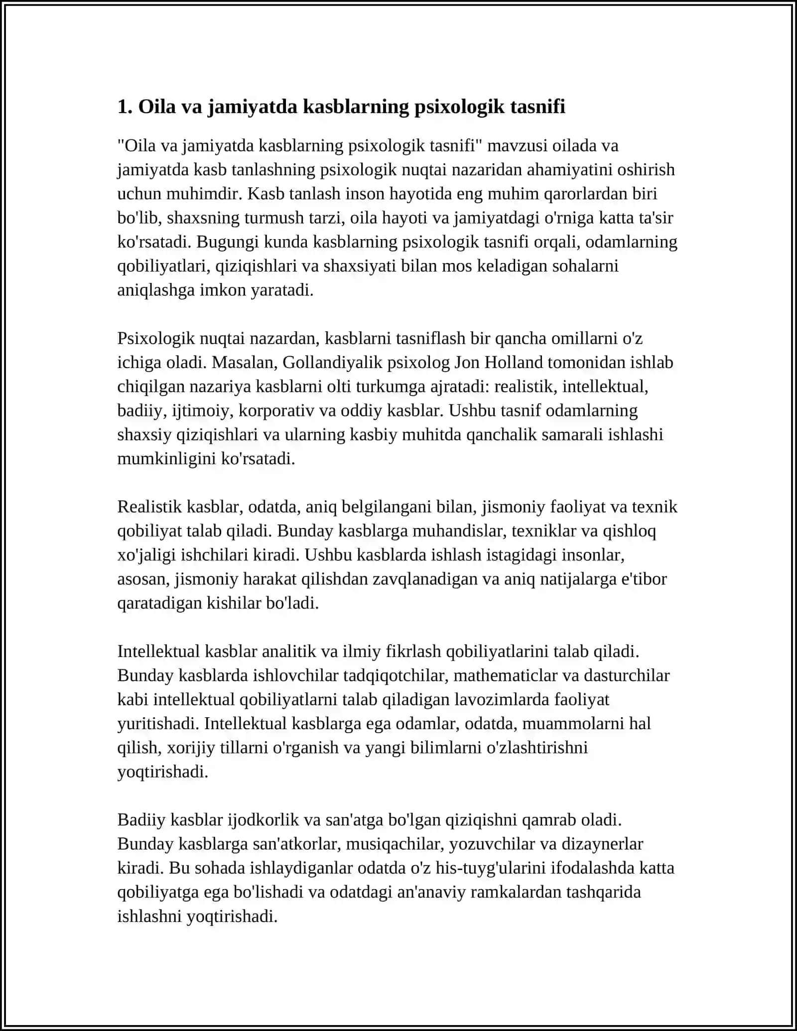 KASBLARNING PSIXOLOGIK TASNIFI 3