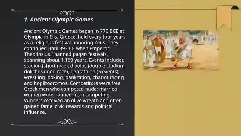 Ancient Olympic Games 3