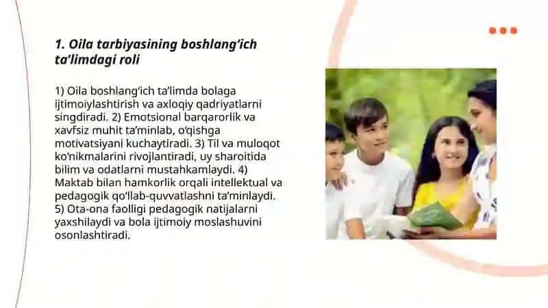 Oila tarbiya asoslari 3