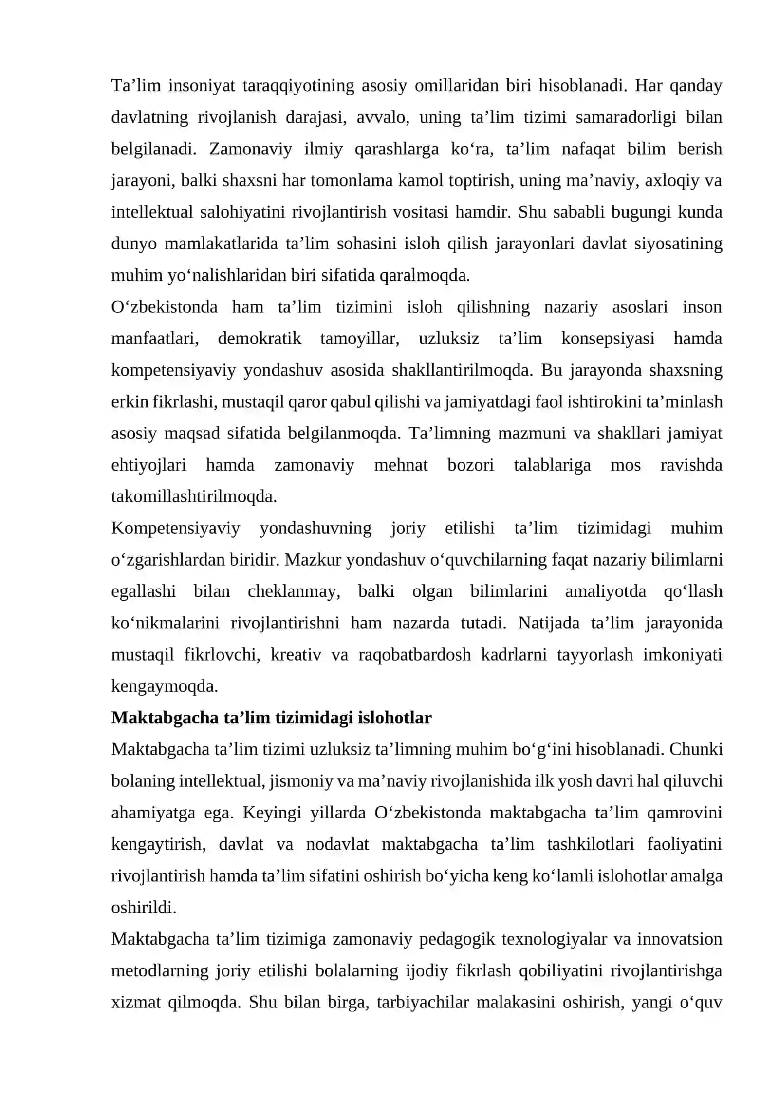 O'ZBEKISTON RESPUBLIKASI RIVOJINING YANGI BOSQICHLARI 3