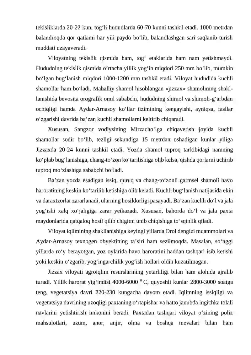 Iqlim va ichki suvlari 3