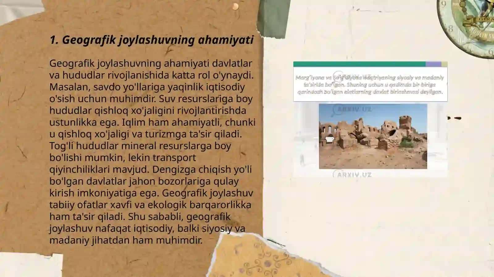 Qadimgi shaharlarning paydo bo'lishi shart sharoitlari va omillari 3