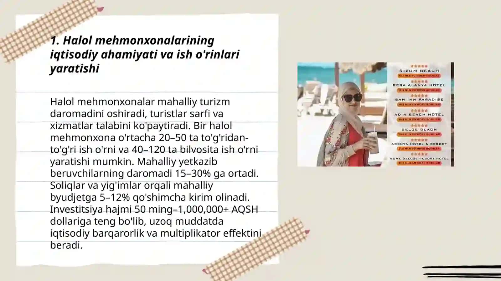 Halol mehmonxonalarni tashkil etish ahamiyati 3