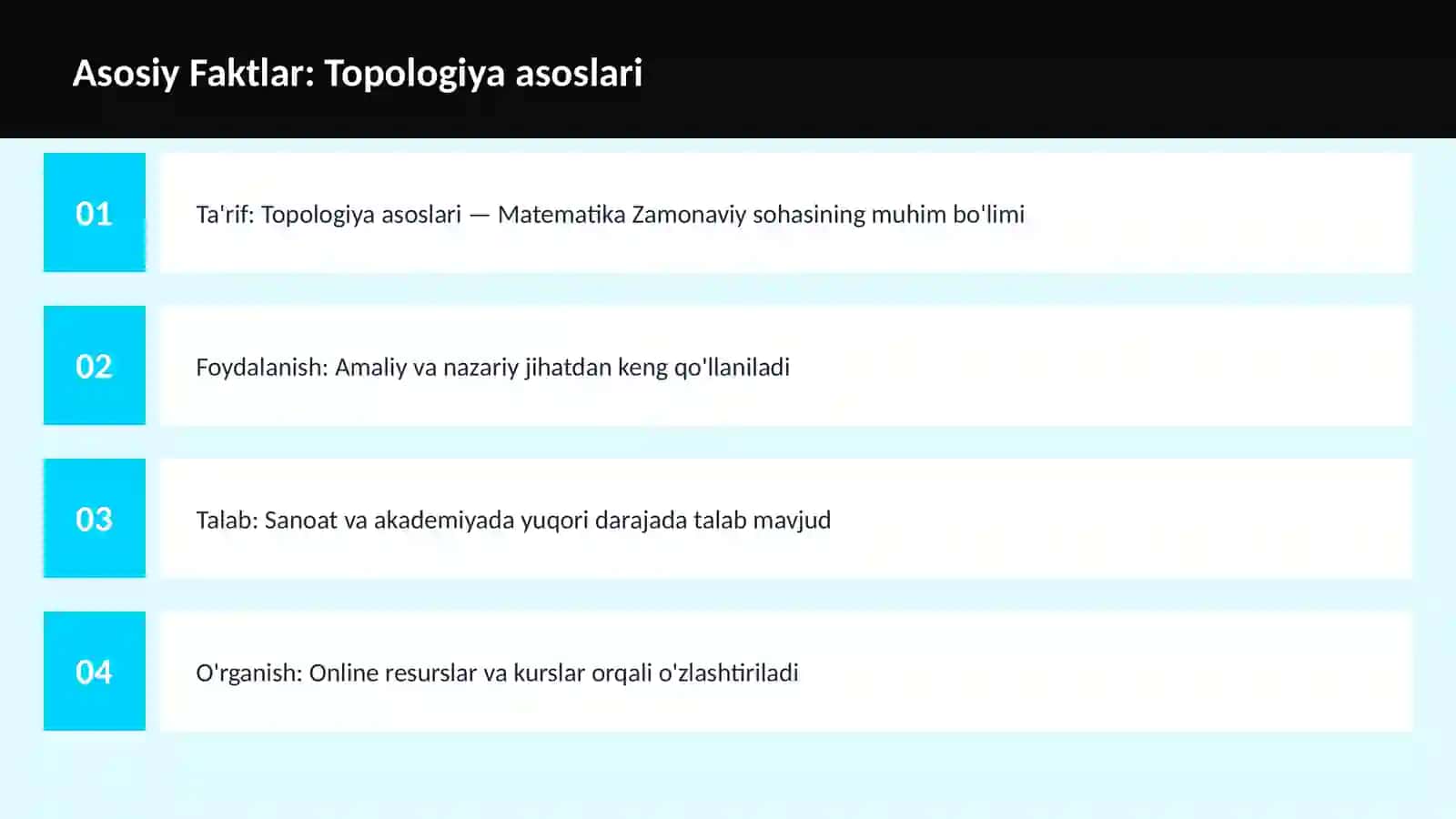Topologiya asoslari 3