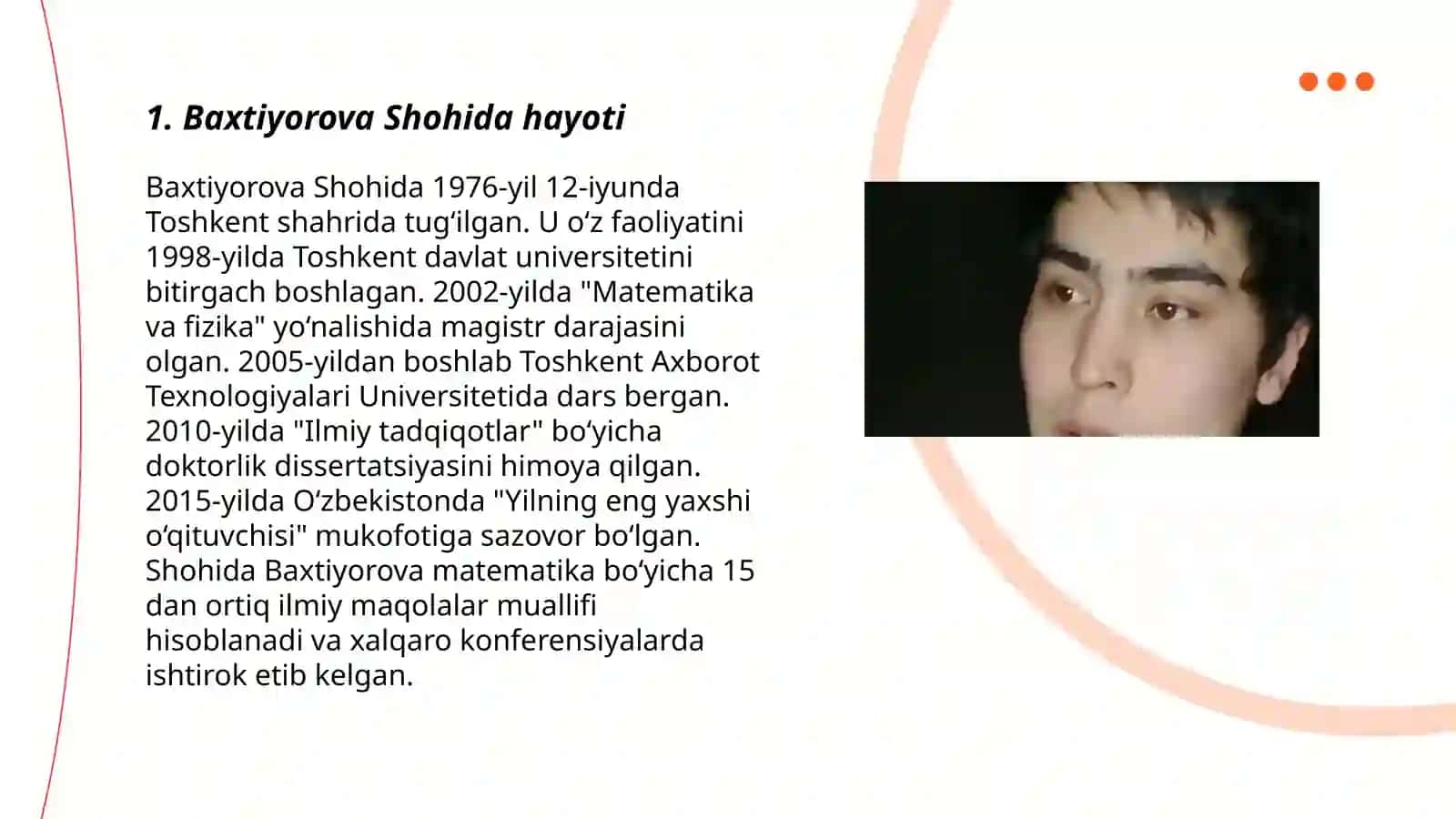 Baxtiyorova Shohida 3