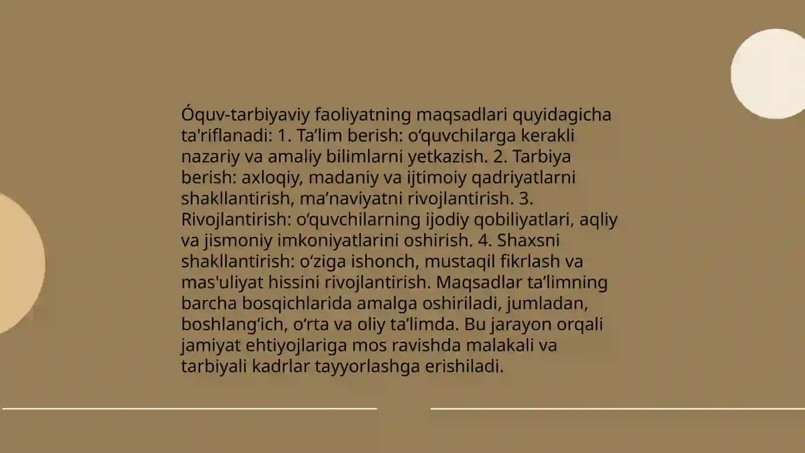 Óquv - tarbiyaviy faoliyat va uni rivojlantirish 3