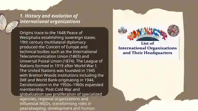 The International Organizations 3