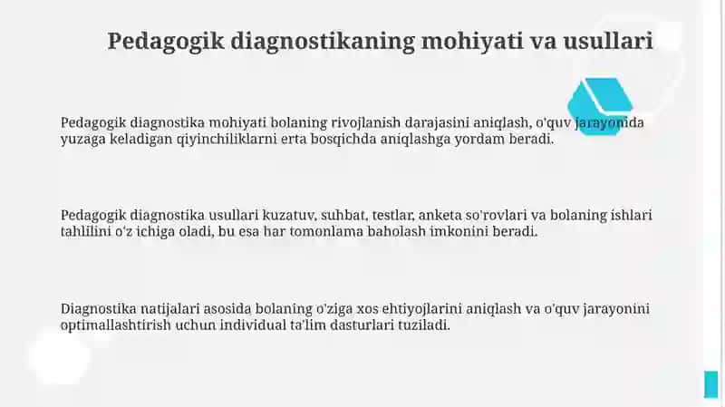 Pedagogik diagnostika va pedagogik korrektsiya 3
