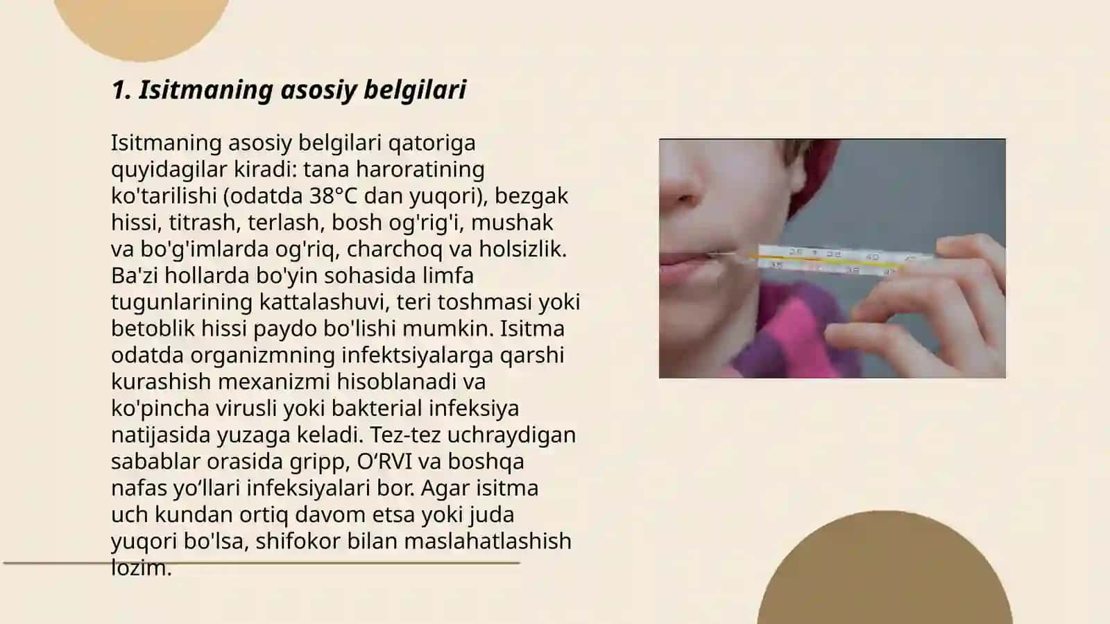 Isitmaning gipertermiyadan farqlovchi xossalari 3