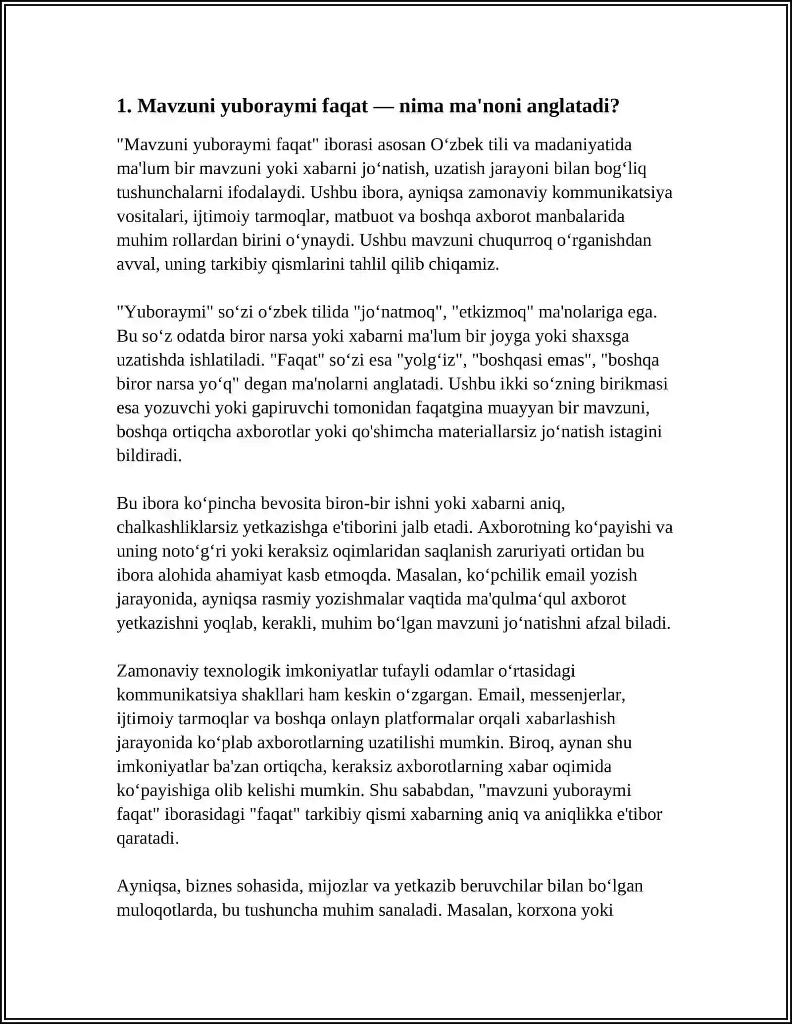 Yuboraymi Faqat 3