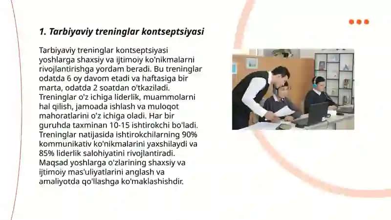 Tarbiyaviy ishlarni tashkil etishda tarbiyaviy treninglardan foydalanish 3