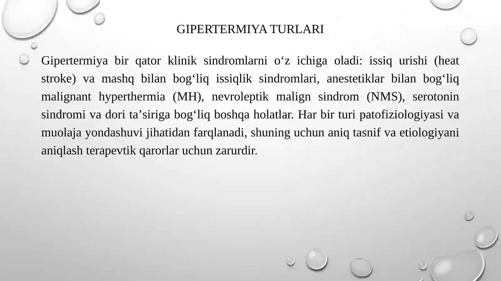 Gipertermiya sindromi 3