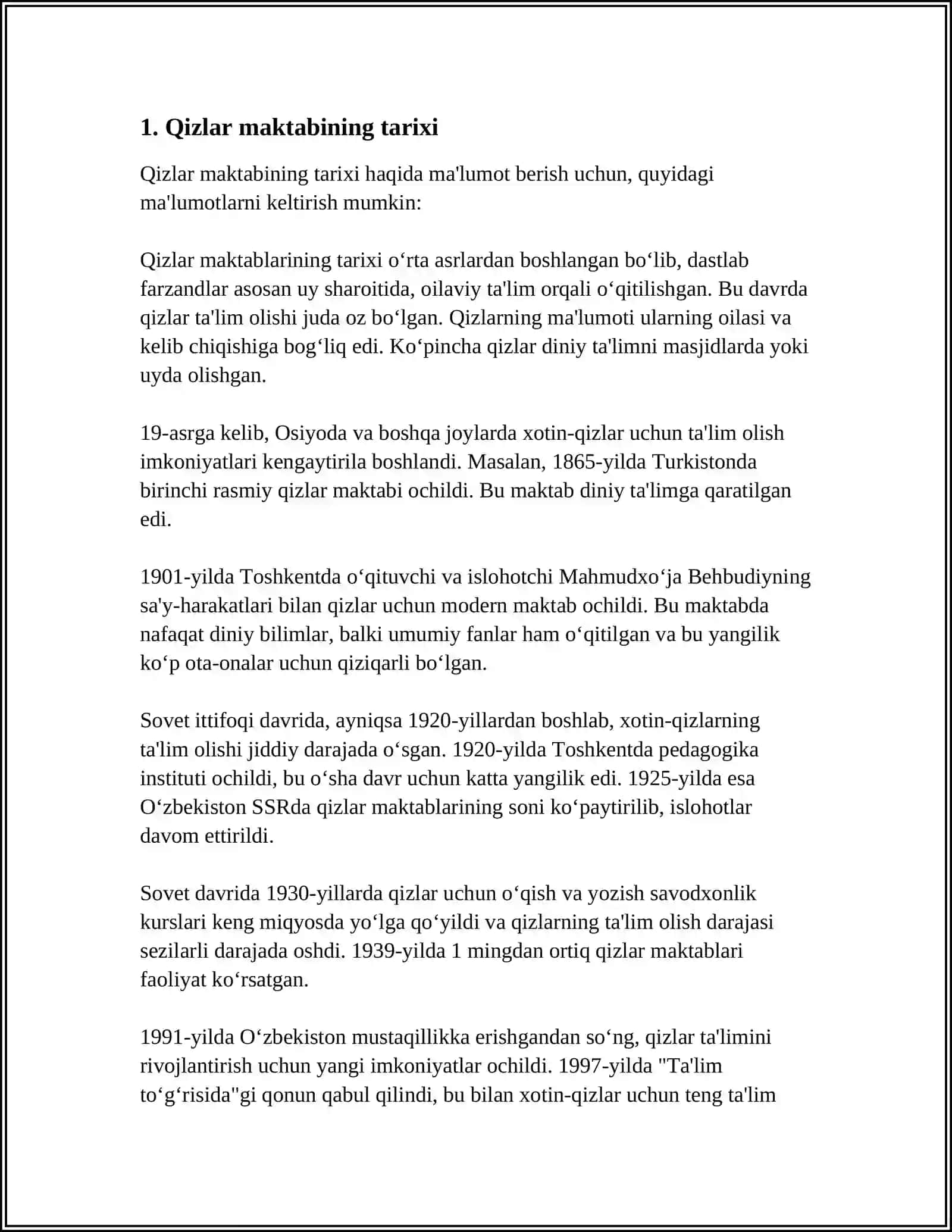 QIZLAR MAKTABI VA UNDA TA'LIM MAZMUNI 3