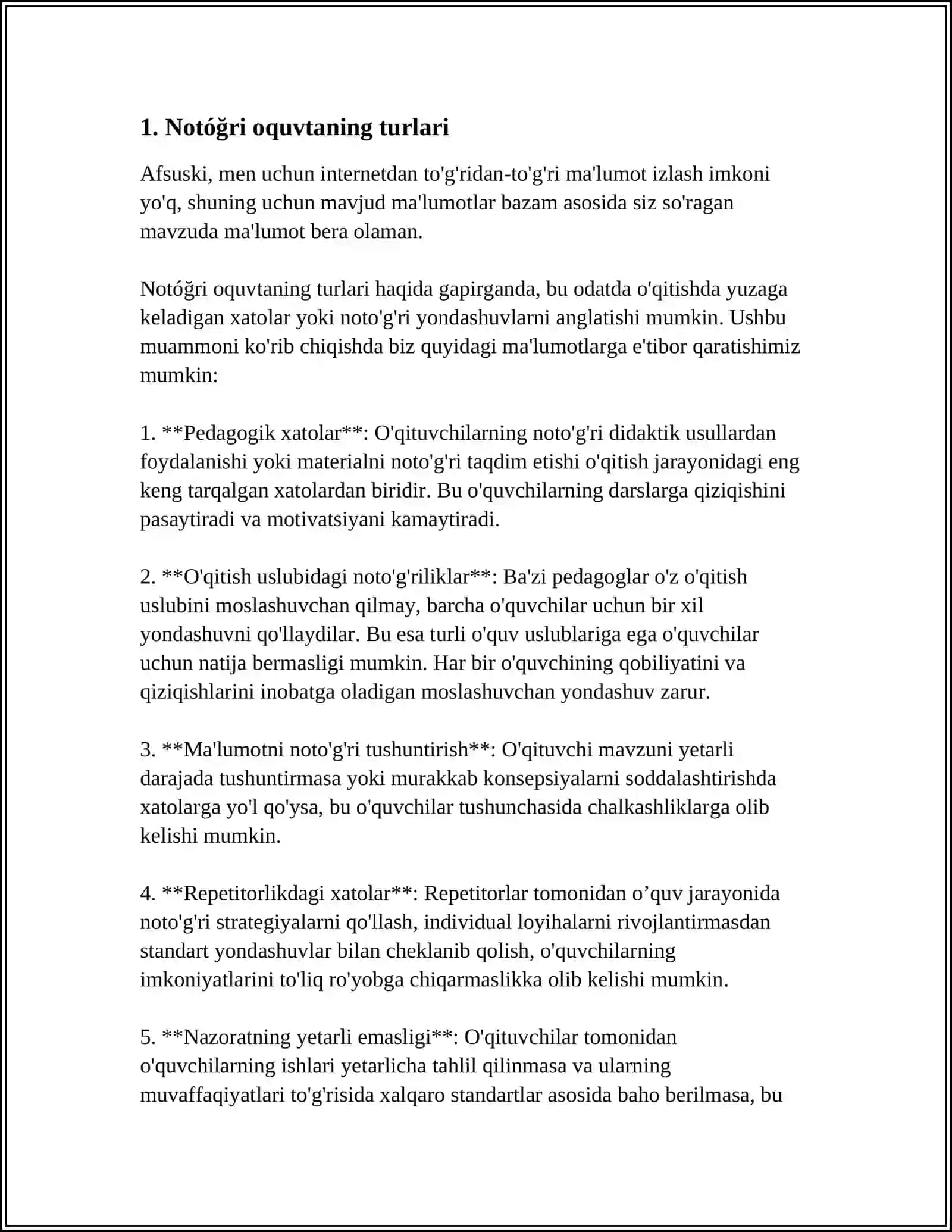 NOTÓGRI OVQATLANISH VA UNING OQIBATLARI 3