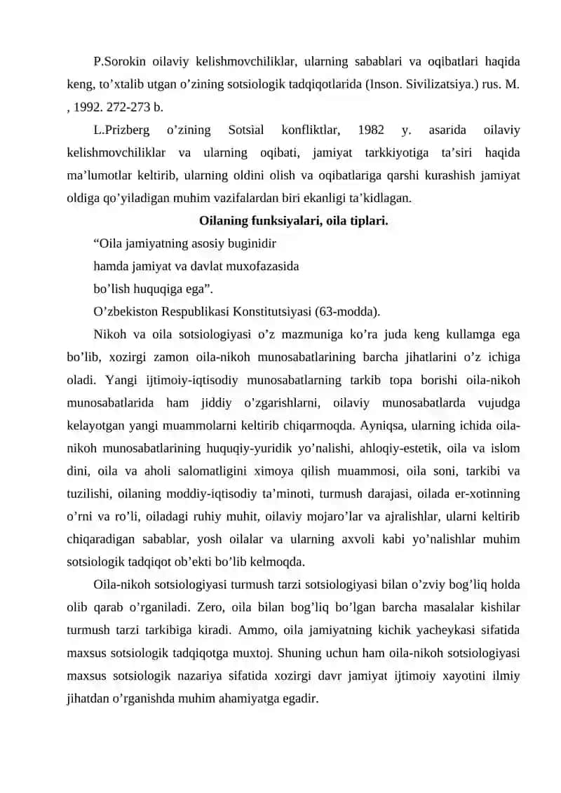 Nikoh va oila sotsiologiyasi 3