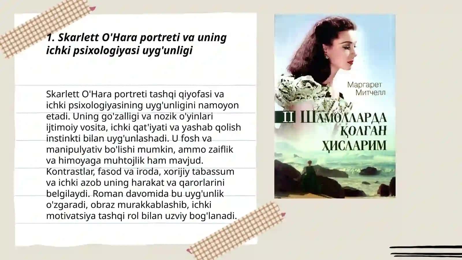 Shamollarda qolgan hislarim (Gone with the Wind) 3