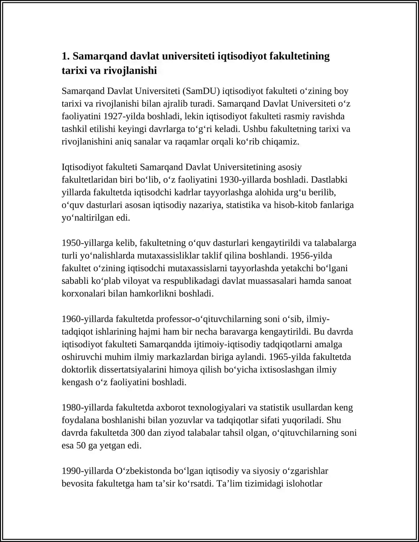 SAMARQAND DAVLAT UNIVERSITETI IQSTODIYOT 3