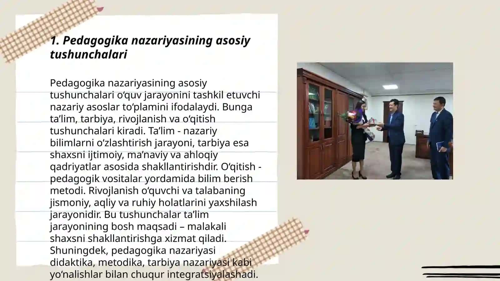 Pedagogika Nazaryasi Fan va Tamoili 3