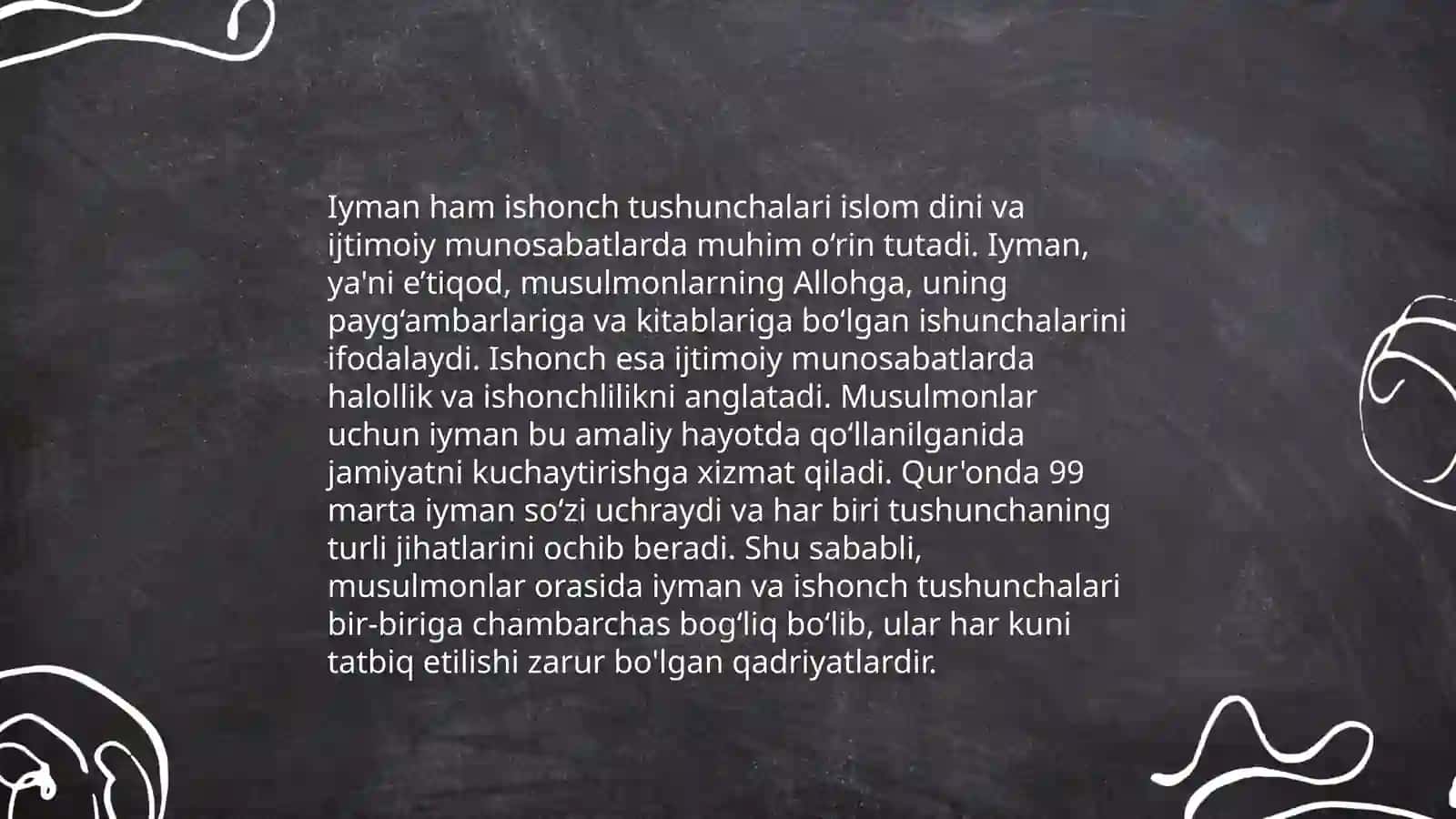Iyman va Isenimning Qiyofasi 3
