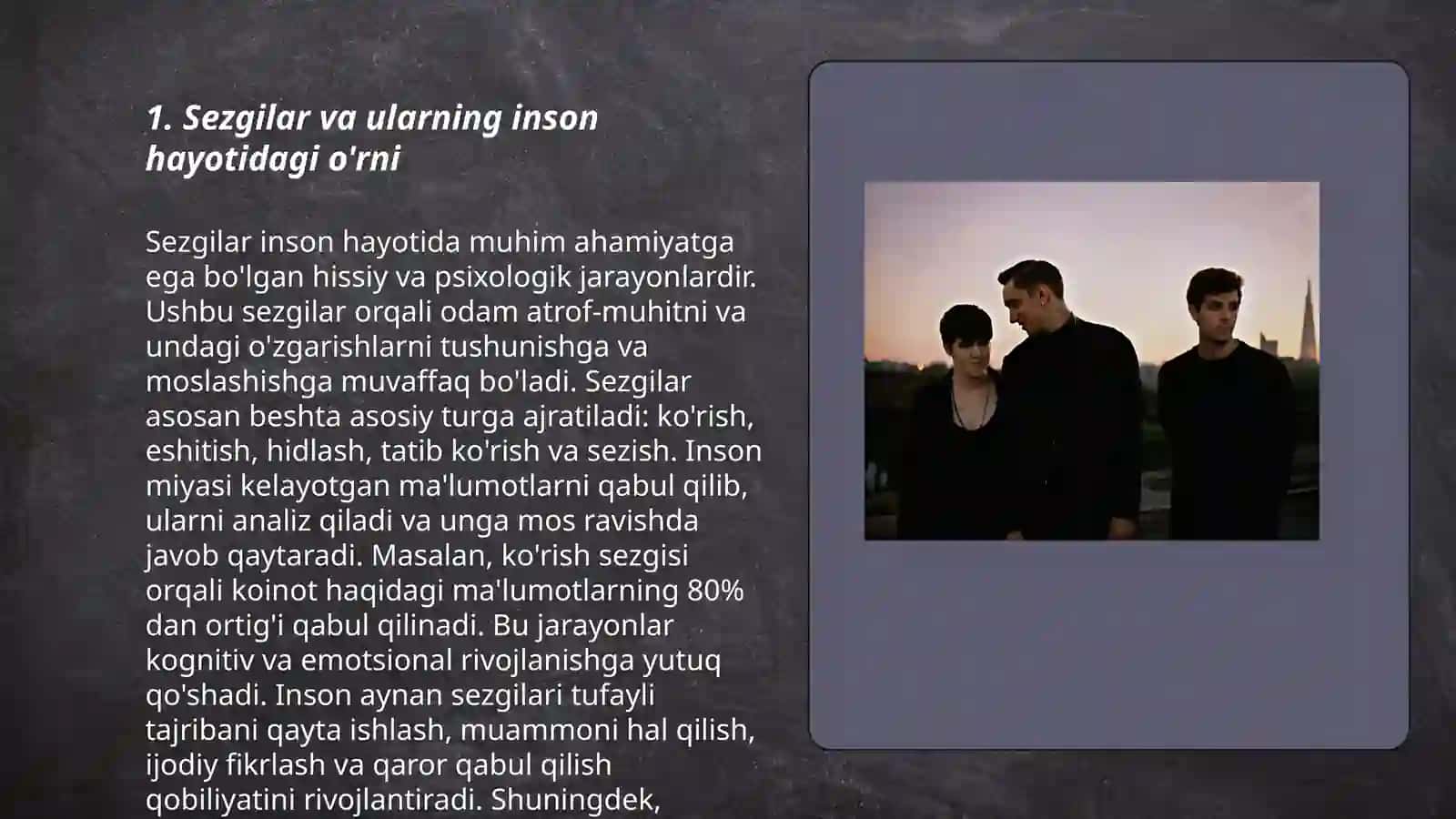 Sezgilar haqida tushuncha 3