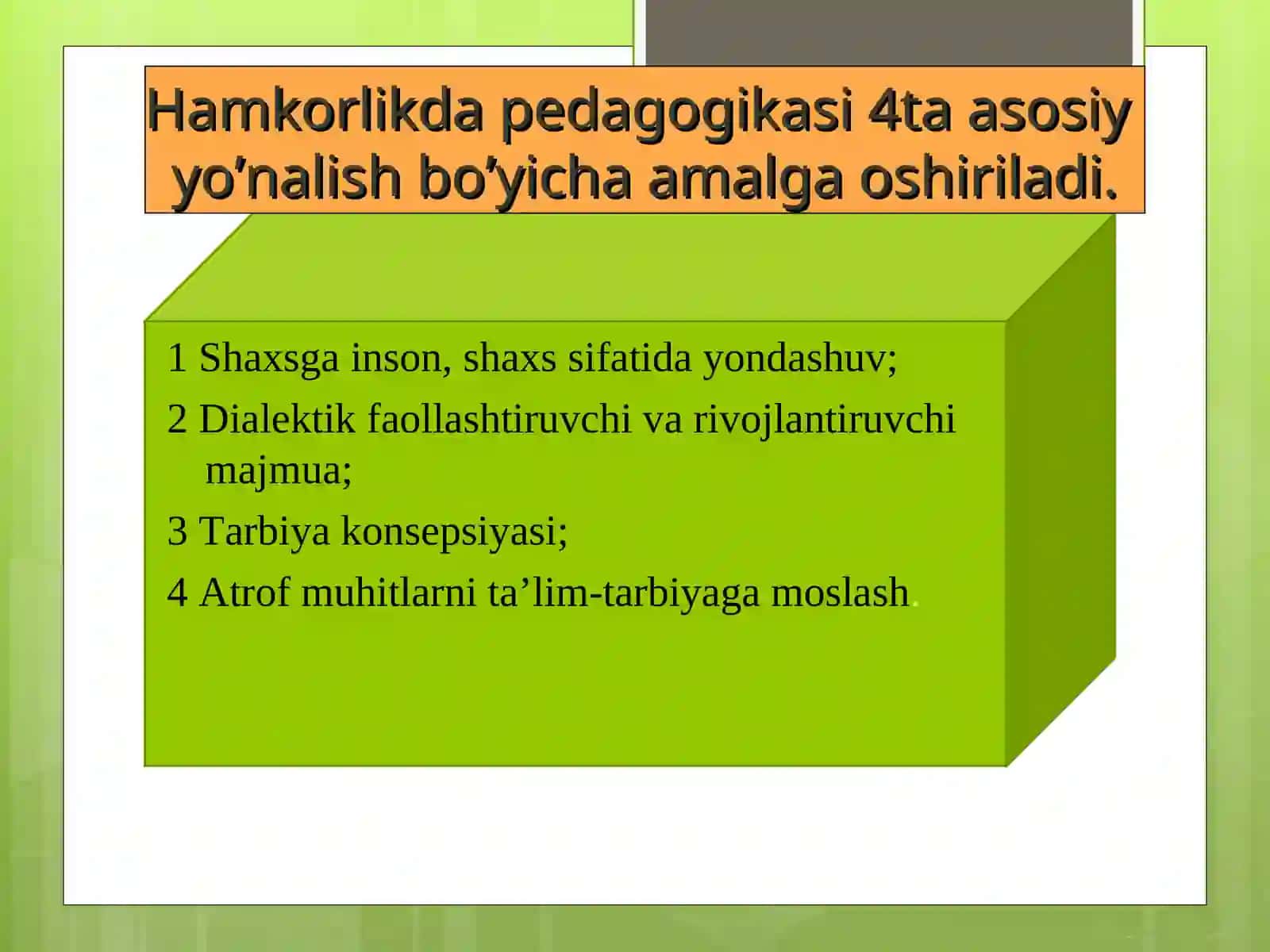 Ta'limning shaxsga yo'naltirilgan texnologiyasi 3